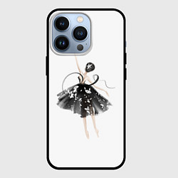 Чехол для iPhone 13 Pro Девушка балерина, цвет: 3D-черный