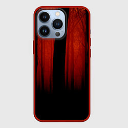 Чехол iPhone 13 Pro Красный хоррор