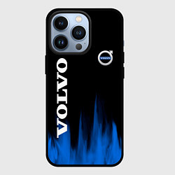 Чехол iPhone 13 Pro Volvo синий огонь