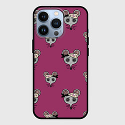 Чехол iPhone 13 Pro Ниндзя-мыши Клинок, рассекающий демонов Kimetsu no