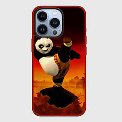 Чехол для iPhone 13 Pro Кунг-фу Панда New, цвет: 3D-красный