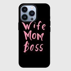 Чехол iPhone 13 Pro Wife Mom Boss