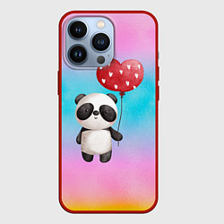Чехол iPhone 13 Pro Маленькая панда с сердечком