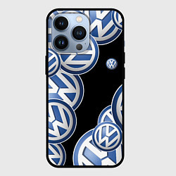 Чехол iPhone 13 Pro Volkswagen logo Pattern