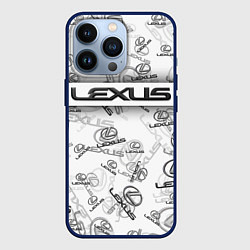 Чехол iPhone 13 Pro LEXUS BIG EMBLEMA PATTERN