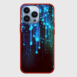 Чехол для iPhone 13 Pro Звездопад Звёздный дождь, цвет: 3D-красный