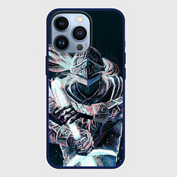 Чехол для iPhone 13 Pro Бродяга с мечом, цвет: 3D-тёмно-синий