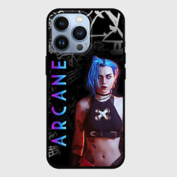 Чехол для iPhone 13 Pro JINX ARCANE, цвет: 3D-черный