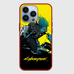 Чехол iPhone 13 Pro Vi Ви на мотоцикле cyberpunk 2077