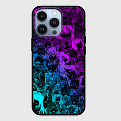 Чехол iPhone 13 Pro AHEGAO NEON GIRL НЕОНОВЫЙ АХЕГАО