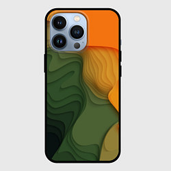 Чехол iPhone 13 Pro Зеленые дюны