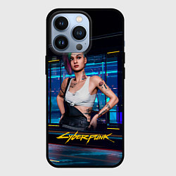 Чехол iPhone 13 Pro Judy Джуди Cyberpunk 2077