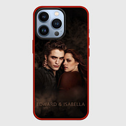 Чехол для iPhone 13 Pro Эдвард & Белла, цвет: 3D-красный