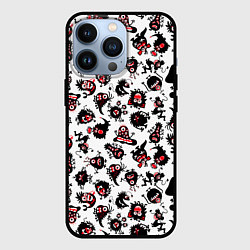 Чехол для iPhone 13 Pro Монстрики мини, цвет: 3D-черный
