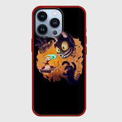 Чехол для iPhone 13 Pro Борьба Чашки с Дьяволом Cuphead, цвет: 3D-красный