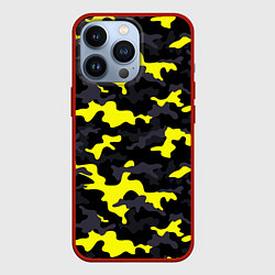 Чехол iPhone 13 Pro Black Camo