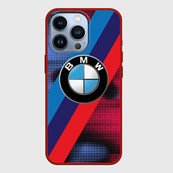 Чехол для iPhone 13 Pro BMW Luxury, цвет: 3D-красный