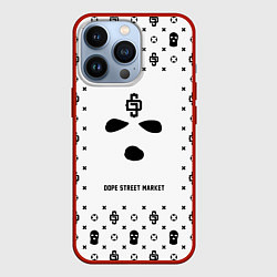 Чехол iPhone 13 Pro Узор White Phantom Ski Mask Dope Street Market