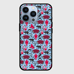 Чехол для iPhone 13 Pro Русская Символика, цвет: 3D-черный