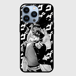 Чехол для iPhone 13 Pro ДЖОТАРО Куджо JOJO жожо, цвет: 3D-черный