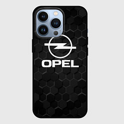 Чехол для iPhone 13 Pro OPEL 3D, цвет: 3D-черный