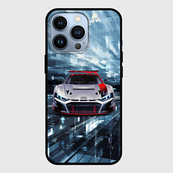 Чехол для iPhone 13 Pro Audi Motorsport Racing team, цвет: 3D-черный