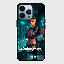 Чехол для iPhone 13 Pro Vi cyberpunk2077 Ви, цвет: 3D-черный