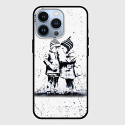 Чехол iPhone 13 Pro BANKSY БЭНКСИ дети