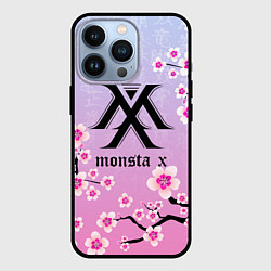 Чехол iPhone 13 Pro MONSTA X САКУРА ЦВЕТЫ