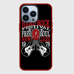 Чехол для iPhone 13 Pro HARD ROCK FESTIVAL, цвет: 3D-красный