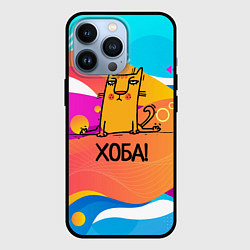 Чехол iPhone 13 Pro Кот на шпагате