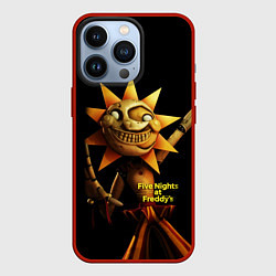 Чехол для iPhone 13 Pro Five Nights at Freddys: Security Breach - Солнце D, цвет: 3D-красный