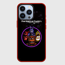 Чехол iPhone 13 Pro Five Nights at Freddys - персонажи из игры