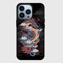 Чехол для iPhone 13 Pro ЯПОНСКИЙ ДРАКОН ЯПОНСКИЙ ЗМЕЙ, цвет: 3D-черный