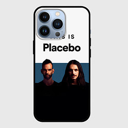 Чехол для iPhone 13 Pro Плацебо Дуэт, цвет: 3D-черный
