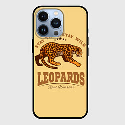 Чехол для iPhone 13 Pro ЛЕОПАРД - LEOPARDS, цвет: 3D-черный