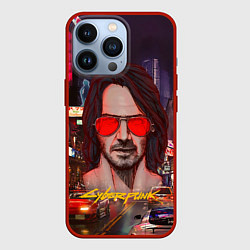 Чехол iPhone 13 Pro Johnny Cyberpunk2077 Джонни