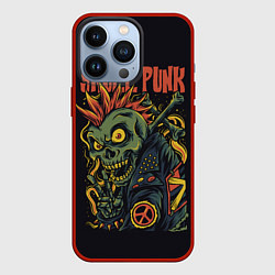 Чехол iPhone 13 Pro SKULL PUNK Панк