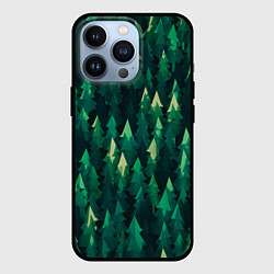 Чехол iPhone 13 Pro Еловый лес spruce forest