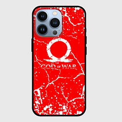 Чехол для iPhone 13 Pro God of war Трещины, цвет: 3D-черный