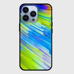 Чехол для iPhone 13 Pro Color vanguard pattern Raster, цвет: 3D-черный
