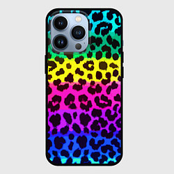 Чехол iPhone 13 Pro Leopard Pattern Neon