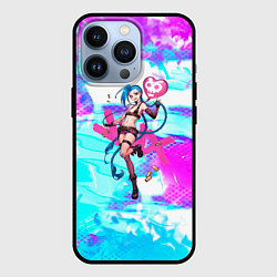 Чехол для iPhone 13 Pro JINX ДЖИНКС NEON, цвет: 3D-черный