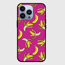 Чехол iPhone 13 Pro Banana pattern Summer Color