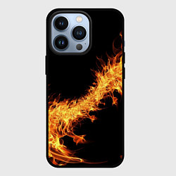 Чехол для iPhone 13 Pro Огонь Стихия, цвет: 3D-черный