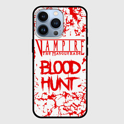 Чехол для iPhone 13 Pro Vampire The Masquerade Bloodhunt, лого, цвет: 3D-черный