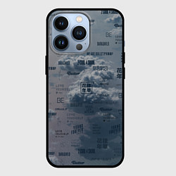 Чехол для iPhone 13 Pro BTS Дискография, цвет: 3D-черный