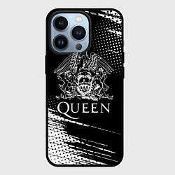 Чехол для iPhone 13 Pro Queen герб квин, цвет: 3D-черный