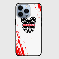 Чехол iPhone 13 Pro Radiohead радиоголова logo