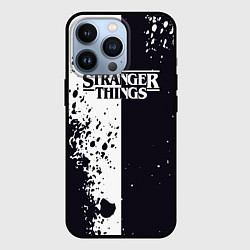 Чехол для iPhone 13 Pro STRANGER THINGS ОЧЕНЬ СТРАННЫЕ ДЕЛА ДВА ЦВЕТА, цвет: 3D-черный